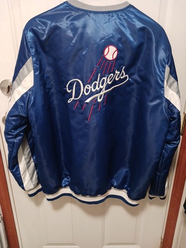 Los Angeles Dodgers Starter MLB Baseball Blue Satin Jacket Sz Adult XXL - Picture 3 of 18