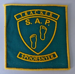SOUTH AFRICA SAP KOEVOET UNIT TRACKER FOOTPRINT SPOOR BORDER WAR PATCH #1