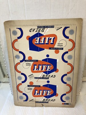 Vintage Advertising Illustration Artwork for Hathaway's Life Bread Cambridge MA