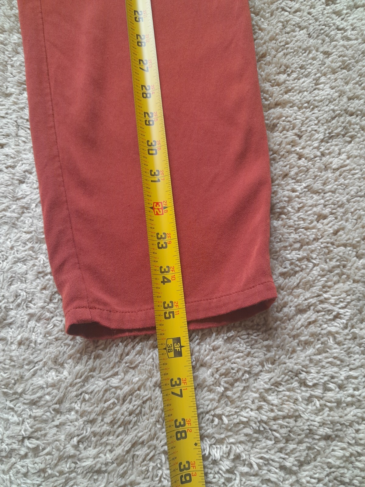 Modcloth pull on pants rust lightweight tapered w… - image 10