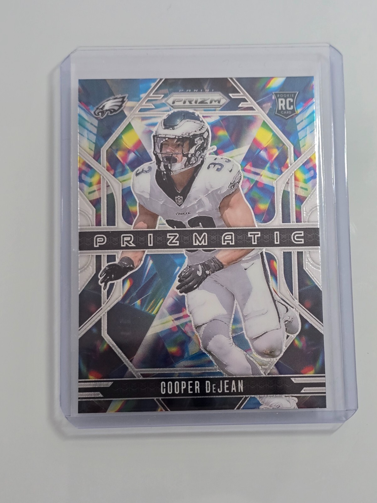 2024 Panini Prizm Cooper DeJean Prizmatic Rookie Card Philadelphia Eagles RC