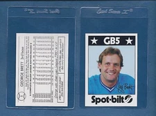 #5 GEORGE BRETT, Kansas City Royals & Hall of Fame card | 1982 Spot-Bilt