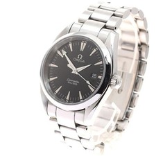 OMEGA Seamaster Aqua Terra 2518.50 36mm SS Black Dial Quartz Date #C1653