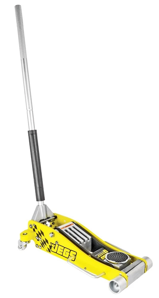 Gato de piso de aluminio de bajo perfil profesional de 3 toneladas JEGS 80077 Foto 3 de 4