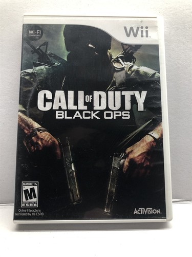 Call of Duty: Black Ops - Nintendo Wii Spiel - komplett mit Handbuch - getestet