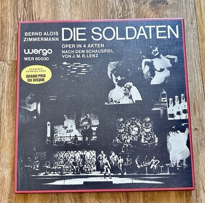 Zimmermann Die Soldaten Wergo 60030 3 LP Box Set NM/EX Gielen Oper Modern Vinyl