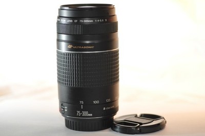Canon EF 75-300mm f/4-5.6 USM lens NO auto focus manual ONLY for EOS SLR DSLR