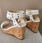 Jimmy Choo Wedge Sandals in White — photo 1