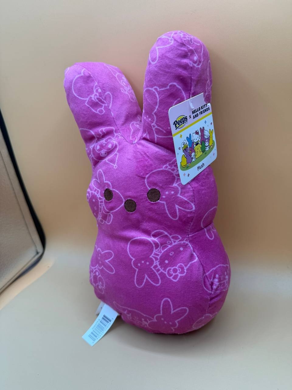 Peeps X Hello Kitty 12” Plush Pink Easter Bunny Sanrio 2025 Limited Edition NWT
