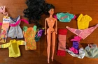 Vintage Mattel Barbie 1991 Hawaiian Fun Kira Doll 1980s Clothes Lot Rocker