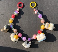 Cute CAT CHARMS Handmade Beads Car, Phone Chaim Purse Charm Gift for Cat Lover