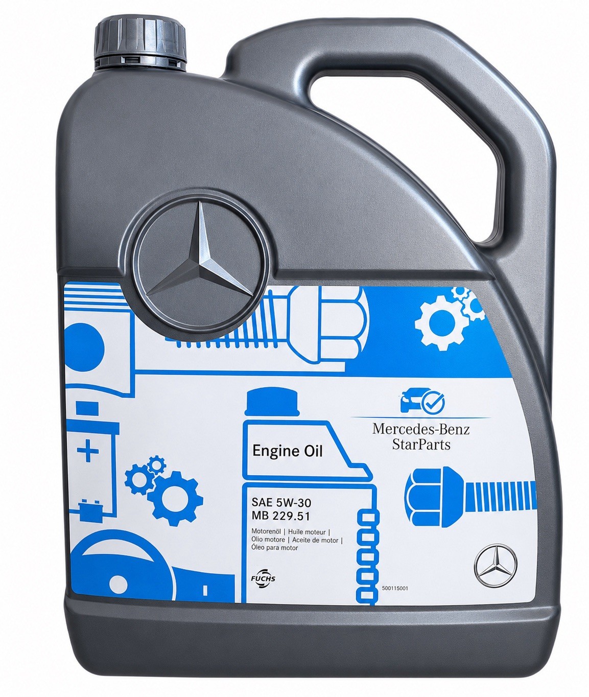 Mercedes Benz 5 L MB 229.51 5W-30 Motoröl 5W30 Genuine Engine Oil 5 Liter