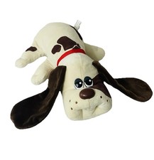 Pound Puppies Classic Beige Brown Spots Dog Plush Hasbro Stuffed Animal 18" Toy