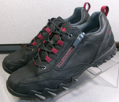 NAIRA LARPF60 WOMEN SHOE 7.5 M (EURO 5) BLACK LEATHER ALLROUNDER BY MEPHISTO
