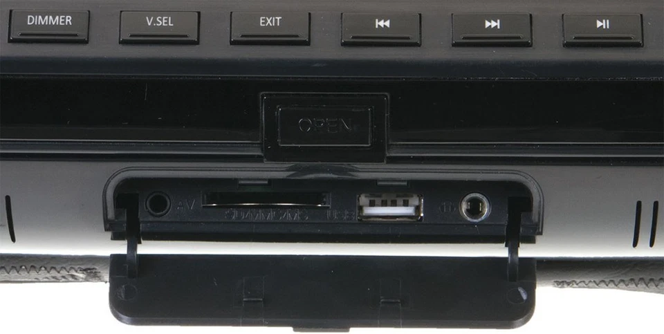 SOUNDSTREAM VHD-90CC 9" HEADREST LCD DVD PLAYER 3 SKIN COLOR BLACK GREY BIEGE - Image 3 of 4