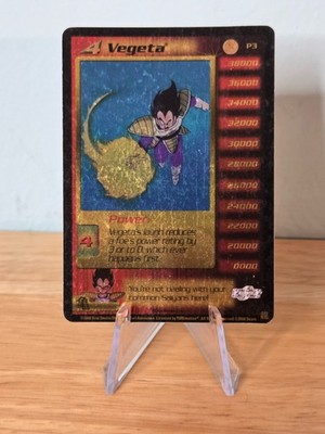 2000 Score DBZ - Vegeta Lvl 4 - Saiyan Saga - #P3 Limited Gold Foil MP