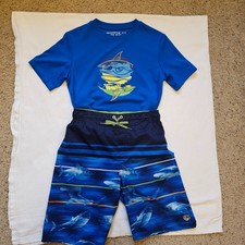 ZeroXPosur, Boys Swim Trunks and matching rash guard