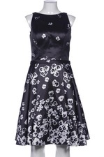 weise Kleid Damen Dress Damenkleid Gr. EU 38 Schwarz #wv923jc