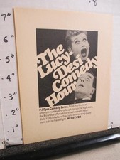 CBS TV show photo 1967 LUCY DESI COMEDY Lucille Ball Desi Arnaz ad proof
