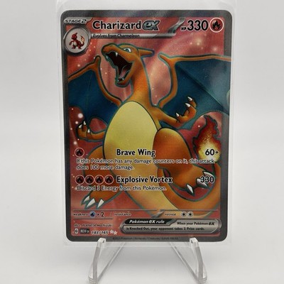 Pokémon TCG Charizard ex Scarlet & Violet 151 183/165 Full Art English NM