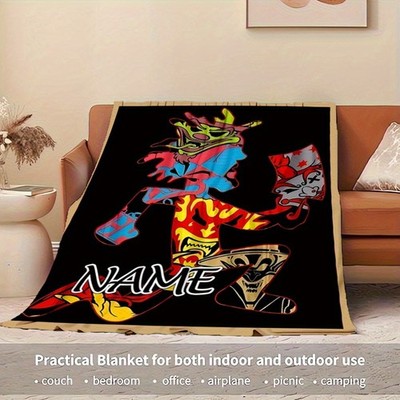 Insane Clown Posse Digital Print Flannel Blanket - Contemporary Style, Suitabl