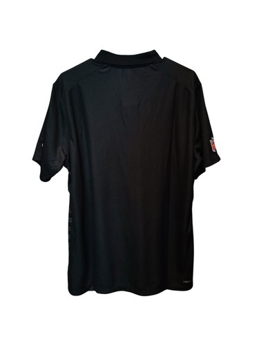 New York JETS NIKE On Field Polo Dri-Fit Men’s Large Black Gray Striped NWOT - Picture 3 of 7