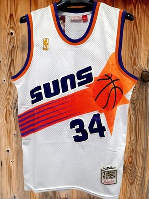 Phoenix Suns Jersey Charles Barkley #34  Throwback Jersey Men's White