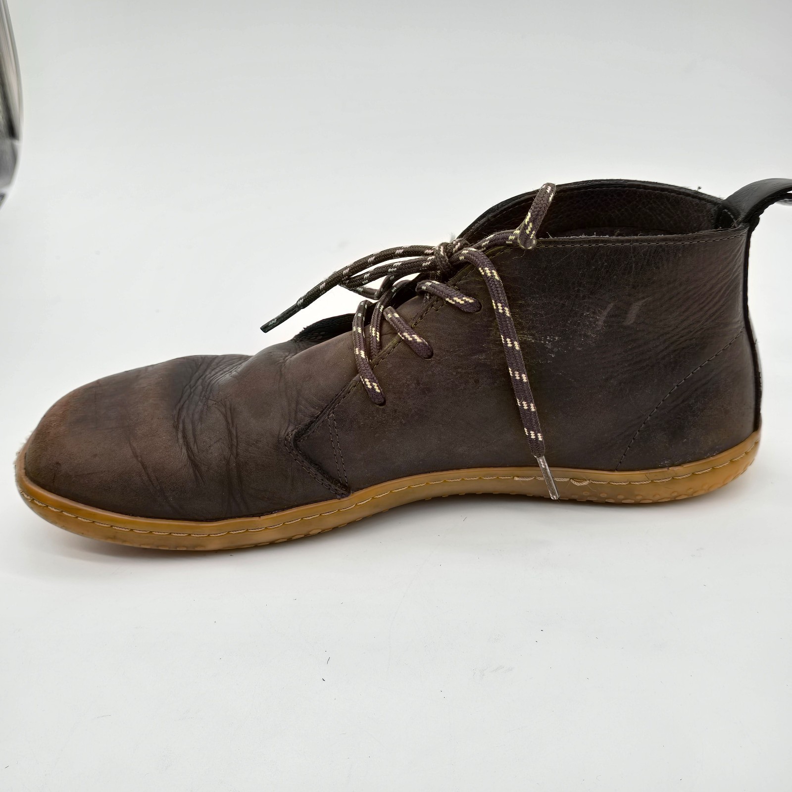 Vivobarefoot Gobi II Chukka Ankle Pittards Brown Leather Boots Men 10.5-11 READ