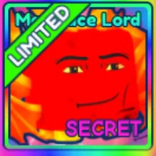 3x Man Face OverLord Bubble Gum Simulator Infinity -BGSI-  (SECRET)