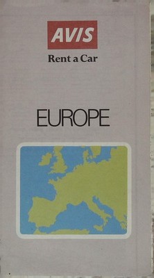 Europe, Vintage Road Map