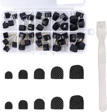 20 Pairs High Heel Tips Stiletto Heel Pins Shoe Repair Caps Cover with 1 Pry ...