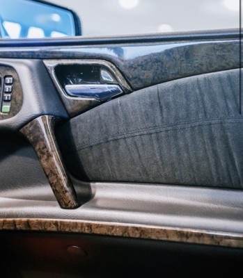 Genuine AMG W210 E55 E60 E50 Burl Wood Door Handle Recessed Grip Wood Mercedes 