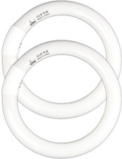 CHKADAWA FC9T9 9 inch Circline Light Bulbs T9 30W FCL30 Circular Fluorescent 2-P