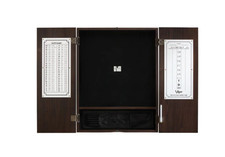 Viper Metropolitan Espresso Steel Tip Dartboard Cabinet