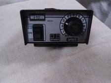 Used Western 66600 Salt Spreader Speed Controller Untested H3