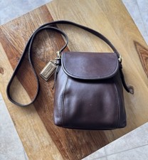 Coach VINTAGE Bag 4108 Rare Purple Leather Small Soho Flap Crossbody