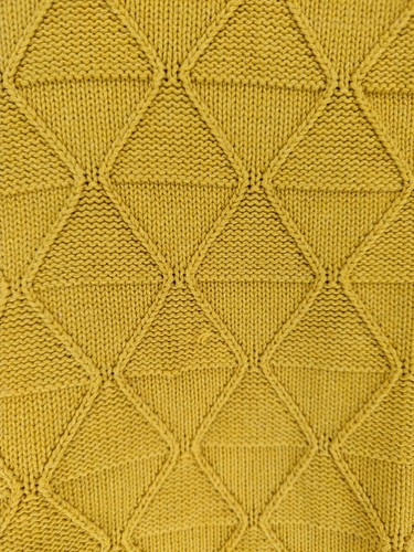 FatFace Women's Jumper UK 22 Yellow Geometric 100% Cotton Crew Neck Pullover - Bild 5 von 6
