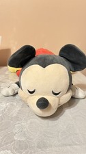 Disney Store Mickey Mouse Sleeping Plush Soft Pillow 23"