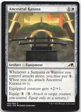 Ancestral Katana - 1 - NM - Kamigawa: Neon Dynasty