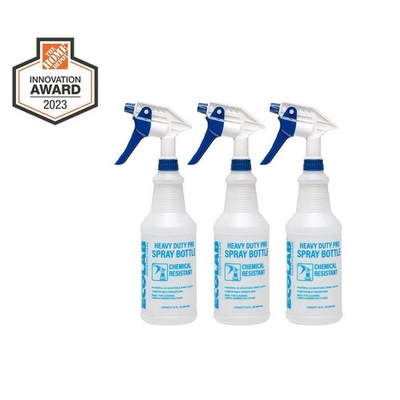 #ad 32 oz. Heavy Duty Pro All Purpose Spray Bottle with Adjustable Nozzle 3 Pack $14.50