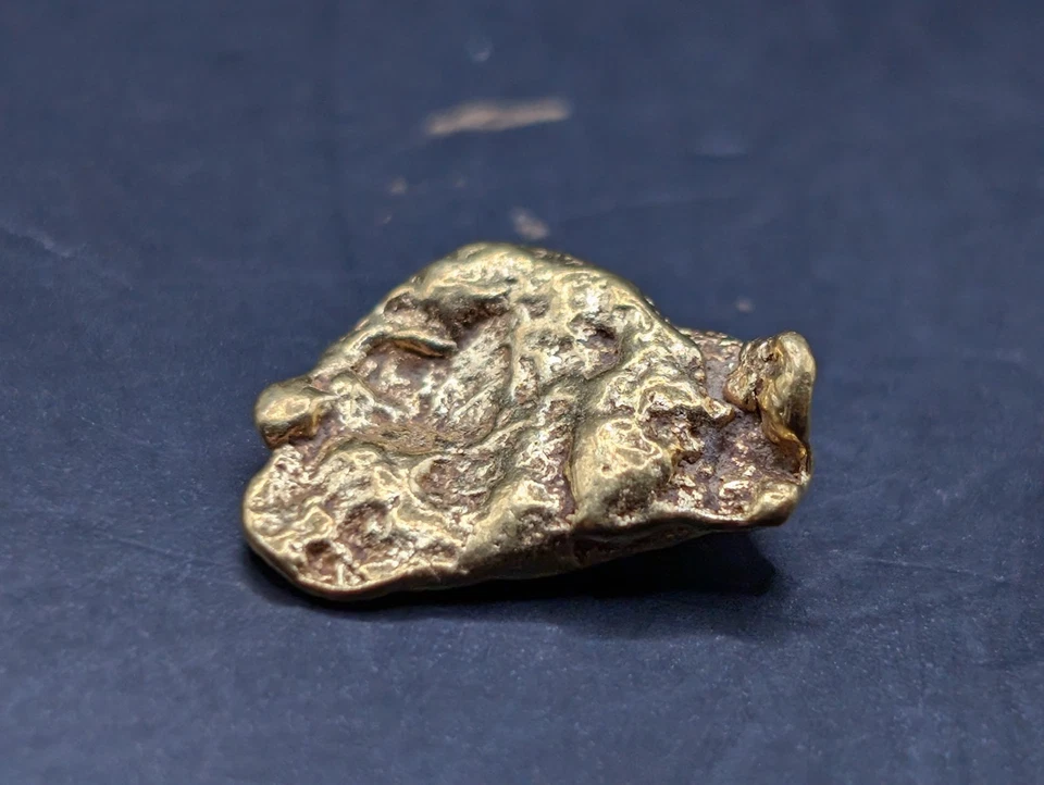 🔥 22K SOLID GOLD BIG LARGE AUSTRALIAN NUGGET CHUNKY PICKER 2 GRAMS SUPER SHINY - Image 4 of 4