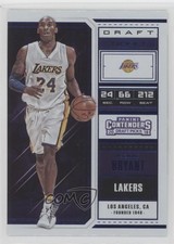 2018 Contenders Draft Picks Ticket Blue Foil Kobe Bryant (White Jersey) HOF 0rd2
