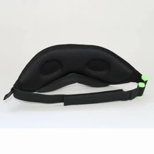 Block Out Shades Comfortable Lightweight Sleep Eye With Earplug - Black