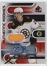 2022 SP Game Used Authentic Rookies Red Jersey 68/149 Marc McLaughlin Auto 1fs8