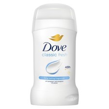 Dove Classic Fresh Anti Perspirant Cream Women's Deodorant Stick with ¼