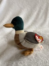 Ty Beanie Baby Jake the Mallard Duck Plush Toy Vintage 1997 With Tags 