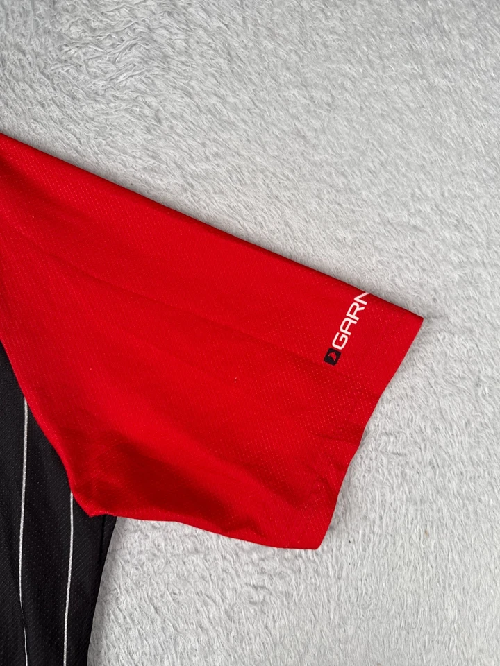 Jersey de ciclismo Louis Garneau adulto extra grande rojo negro neumático de descuento 1/2 cremallera Foto 2 de 4