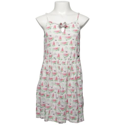 Mexx, Kleid, Größe: 122/128, Weiß/Mehrfarbig, Baumwolle, Print, Mädchen #SL9