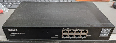 Dell PowerConnect 2808 8-Port Gigabit Network Switch