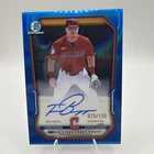 2026 Bowman Chrome Travis Bazzana True Blue AUTO /150 Cleveland Guardians 💥